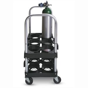 "Rack-N-Roll" Cylinder Cart with Casters